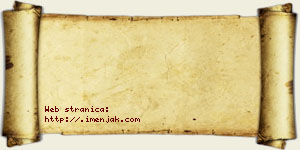 Jovana Jelisić vizit kartica